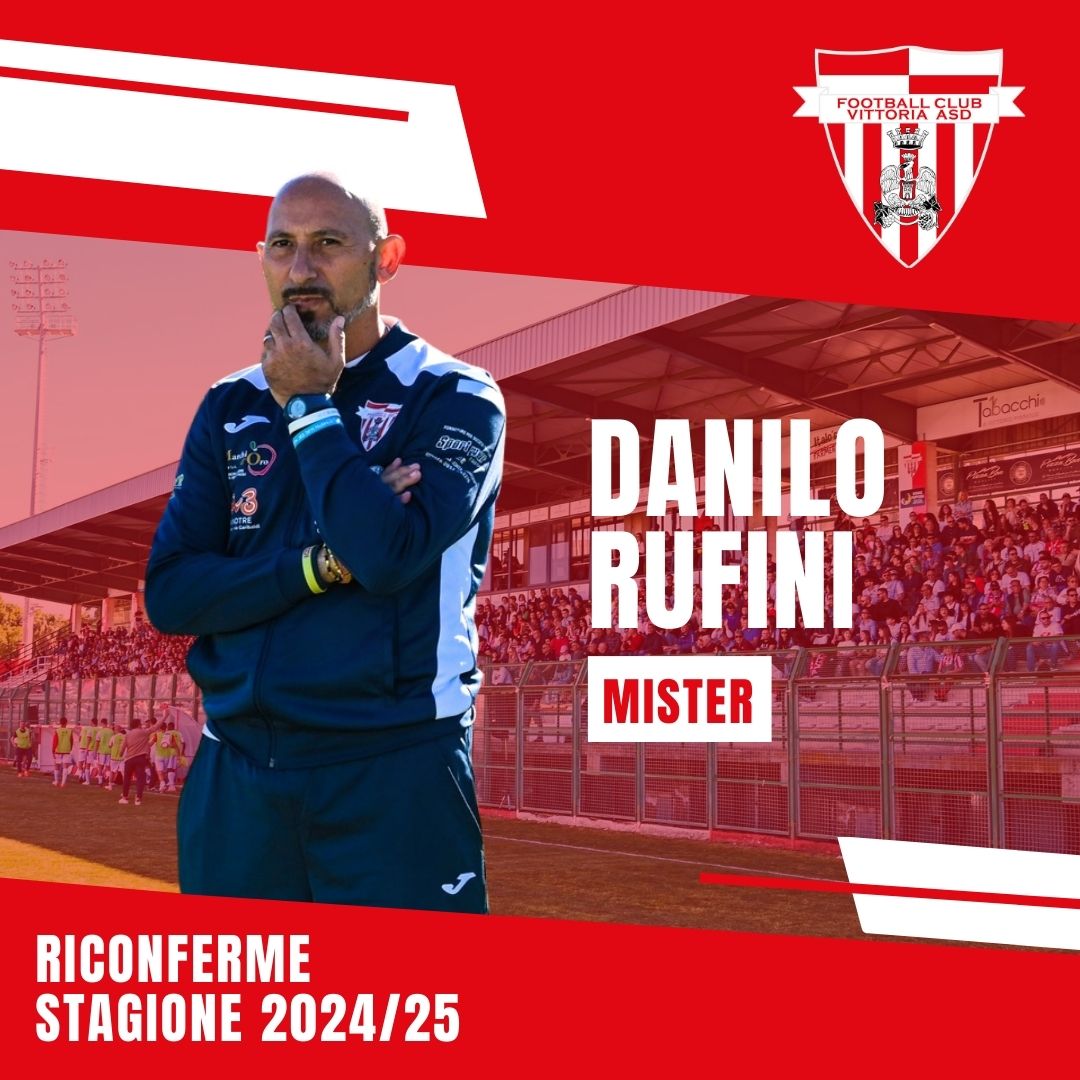 riconfermato MISTER DANILO RUFINI
