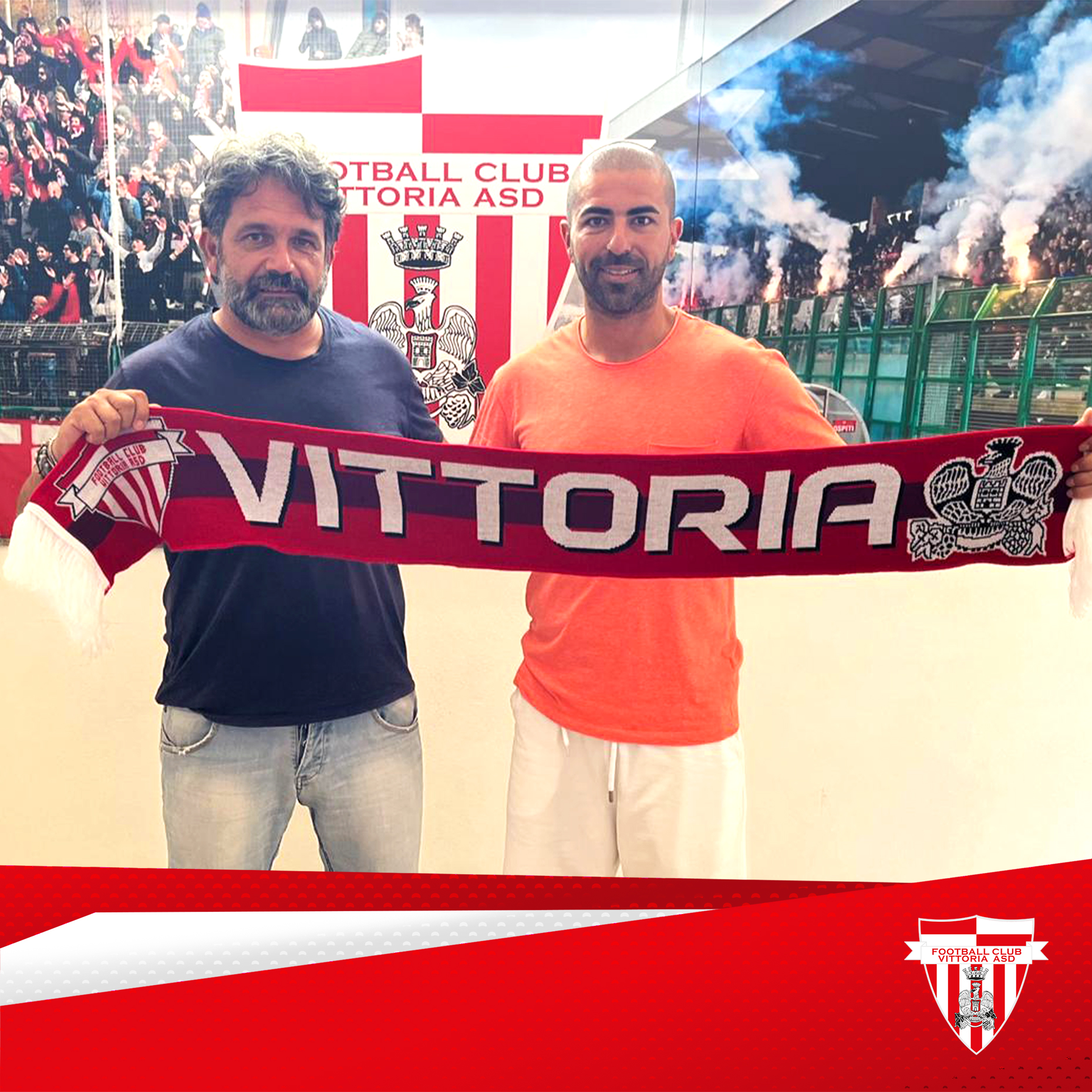 DAVIDE PETTINATO VESTIRa' LA MAGLIA DEL VITTORIA