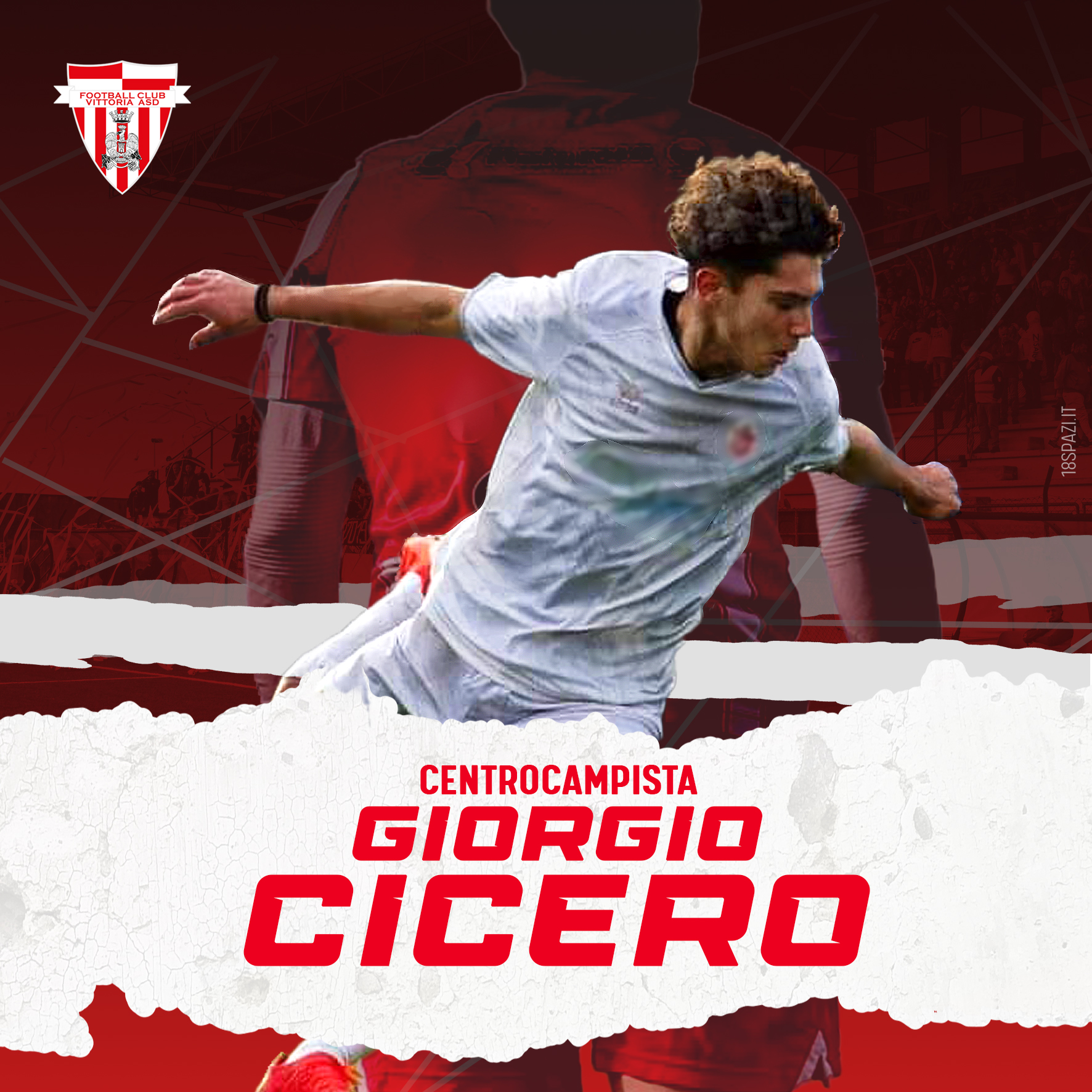Il FC Vittoria ASD annuncia l'ingaggio di Giorgio Cicero
